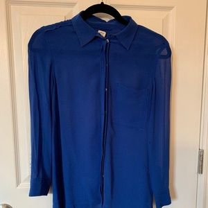 Wilfred silk button down blouse